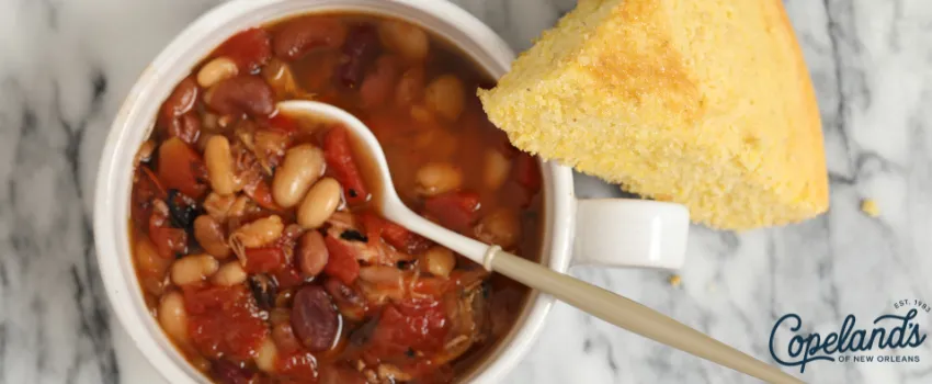 JDC - Red Beans with Cornbread on the Side